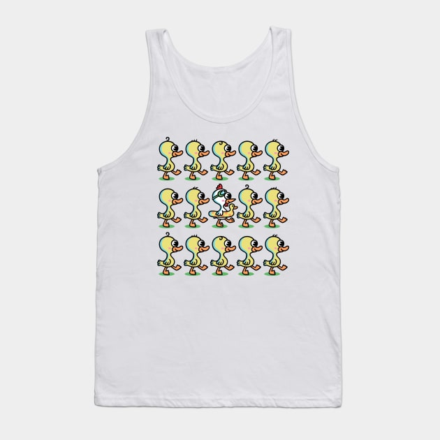 To the water, Ducks! Tank Top by byTxemaSanz